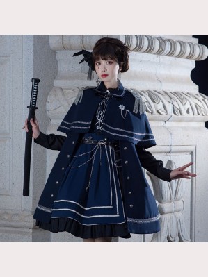 Battle of Unscathed Military Lolita Dress & Cloak by YingLuoFu (SF130)